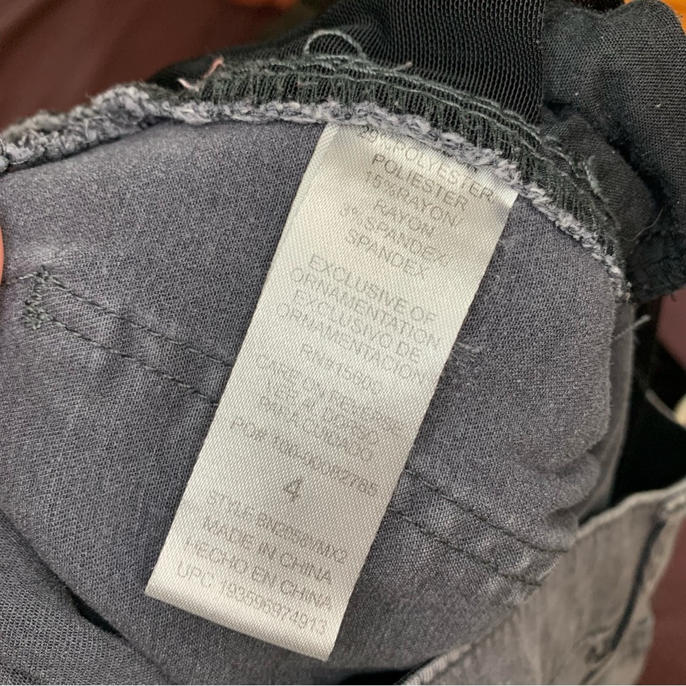 Democracy Ab Technology Gray Skinny Jeans Size 4 - Picture 5 of 7